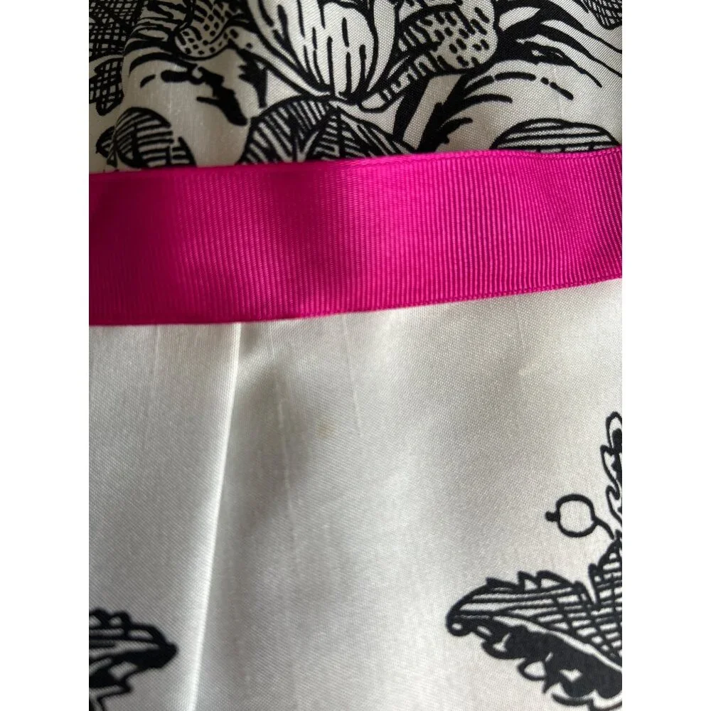 Jessica Howard Sleeveless Black & White Floral Dress With Pink Accents Size 6P - Picture 12 of 12
